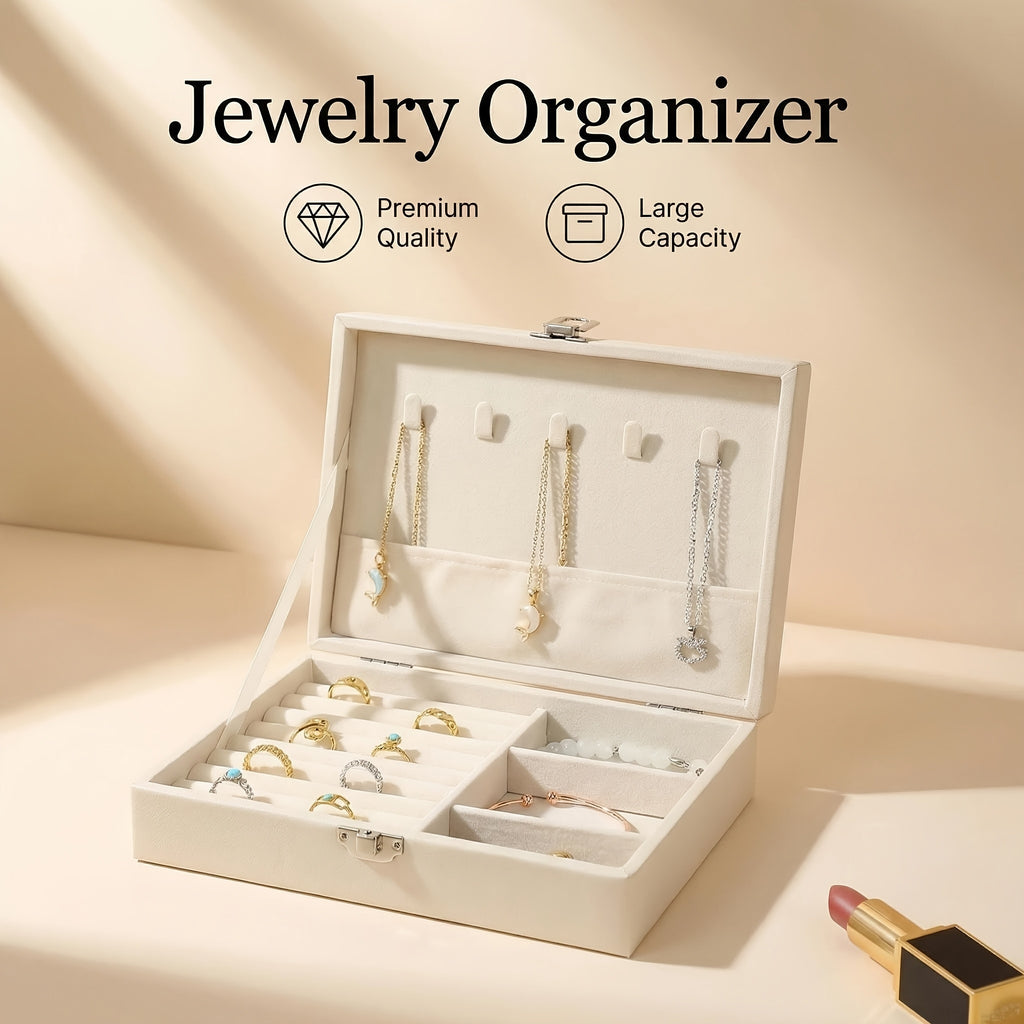 Small Leather Earring Organizer Boxes – Bridesmaid Proposal Holiday Gift