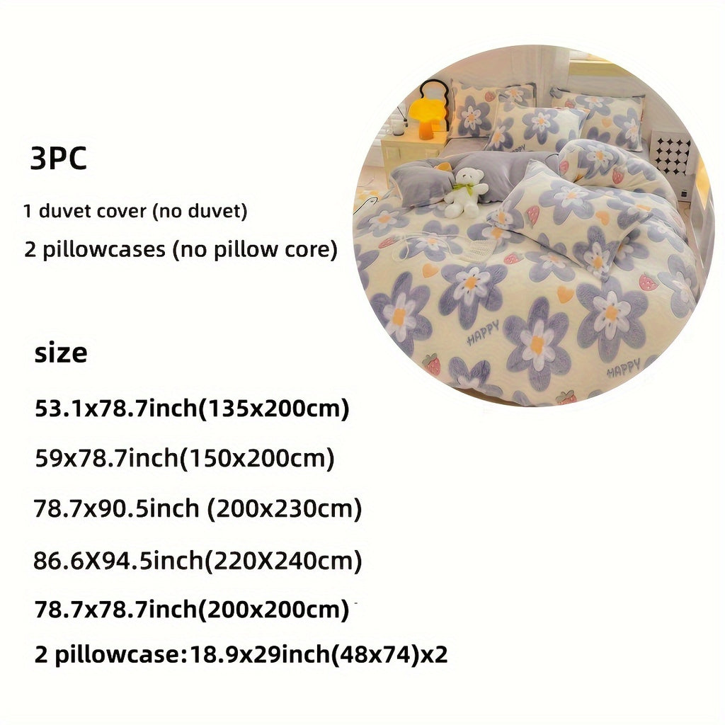 Farmhouse Style Plush All Season Velvet Bedding Set for Bedroom & Sofa