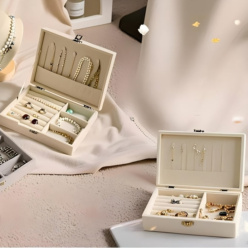 Small Leather Earring Organizer Boxes – Bridesmaid Proposal Holiday Gift