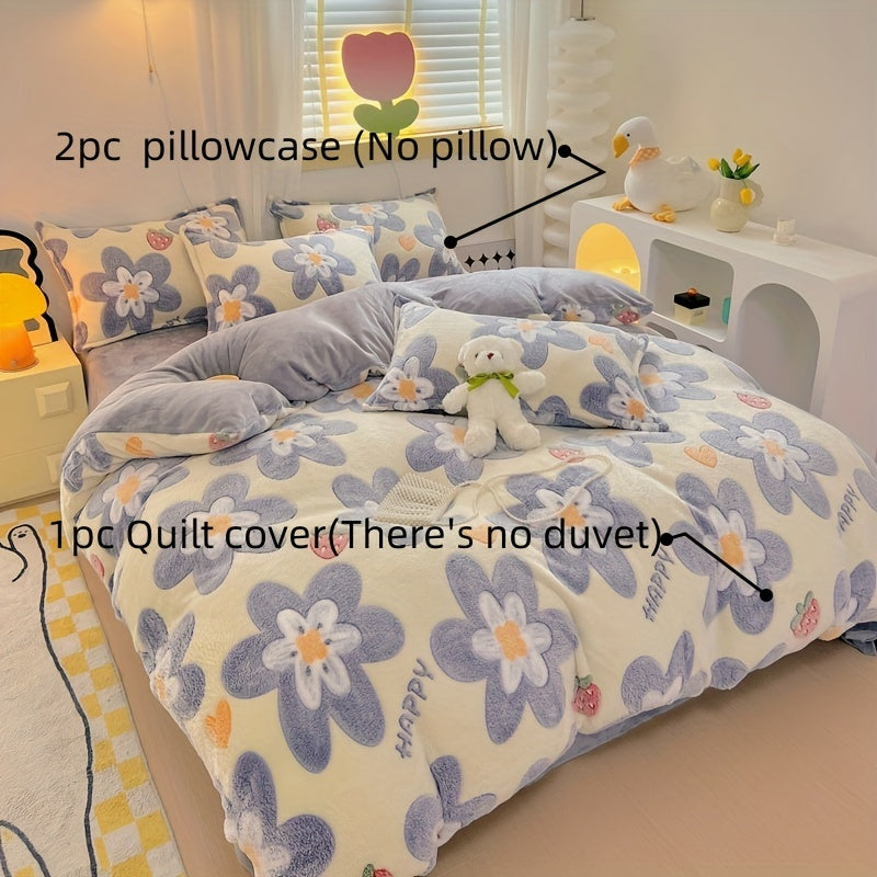 Farmhouse Style Plush All Season Velvet Bedding Set for Bedroom & Sofa
