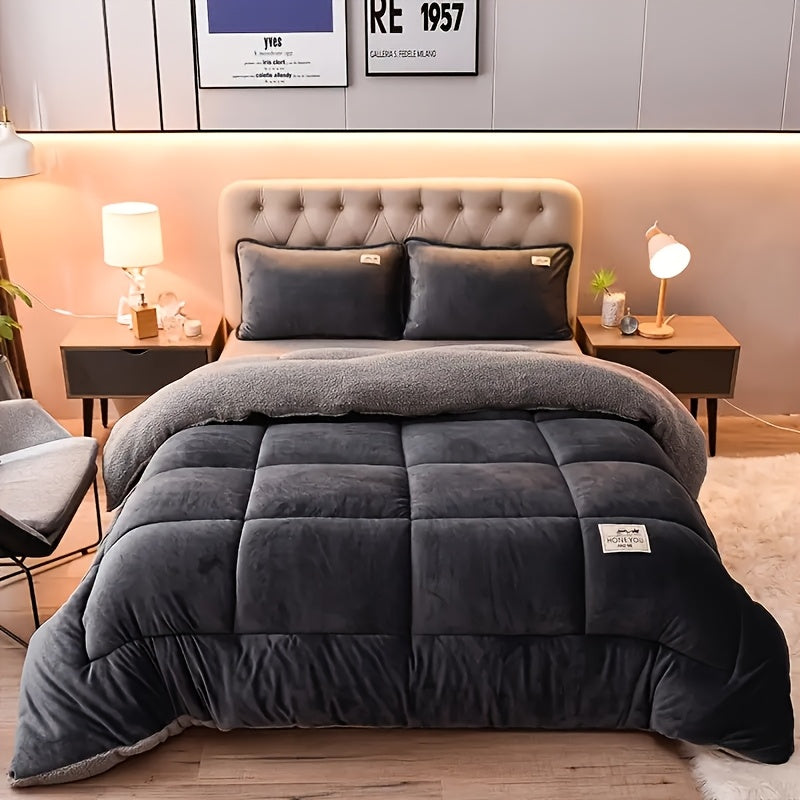 Multi-Use Luxury Quilted Plush Throw Blanket for Home Decor
