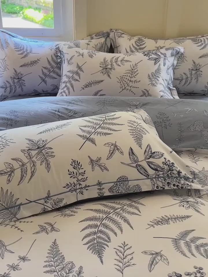 Soft All Season 100% Cotton Duvet Cover Bedding Set for Guest Room